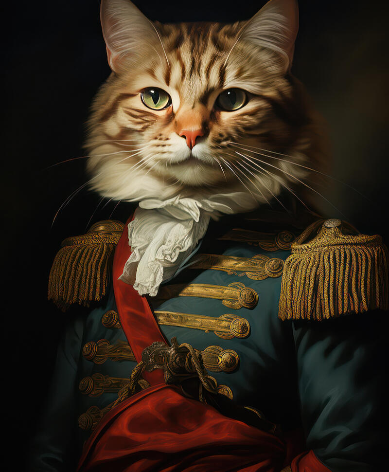 British Royal Guard Cat