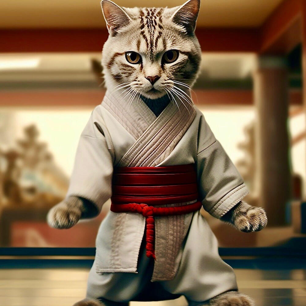 Martial Arts Cat