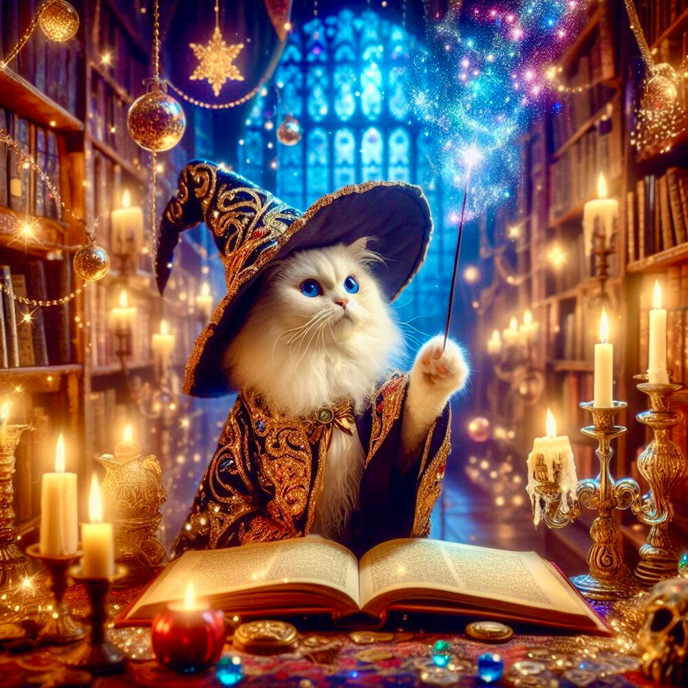 Wizard Student Cat