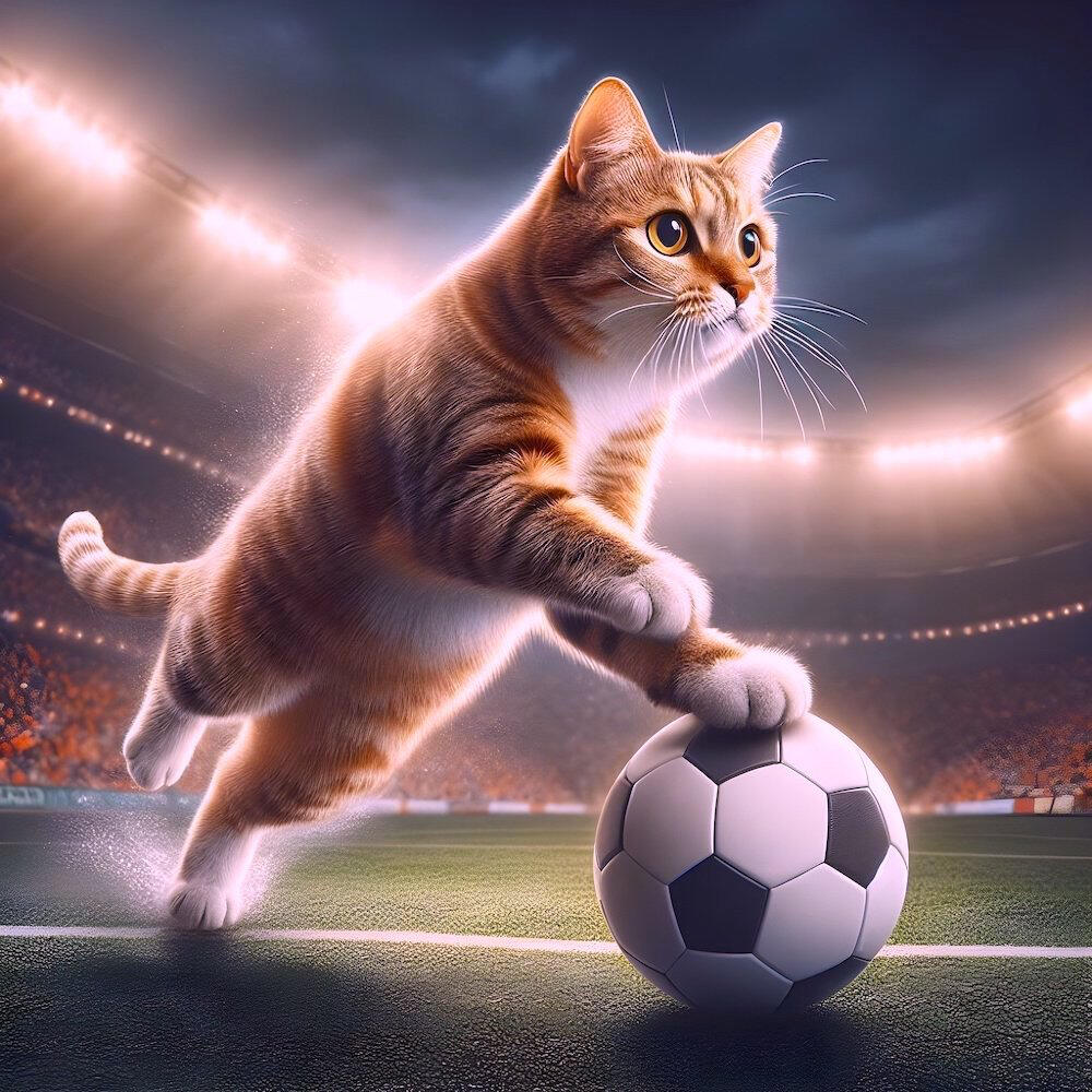 Soccer Cat