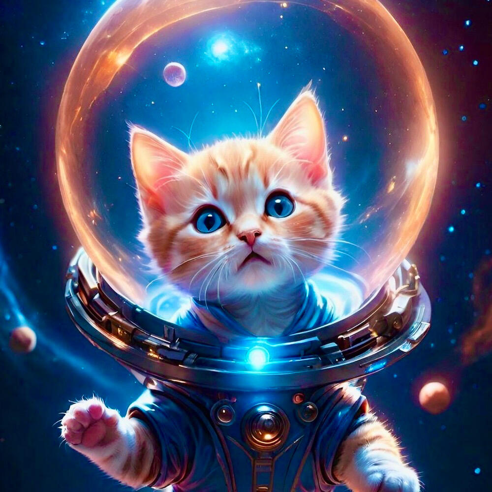 Astro Kitty Cat