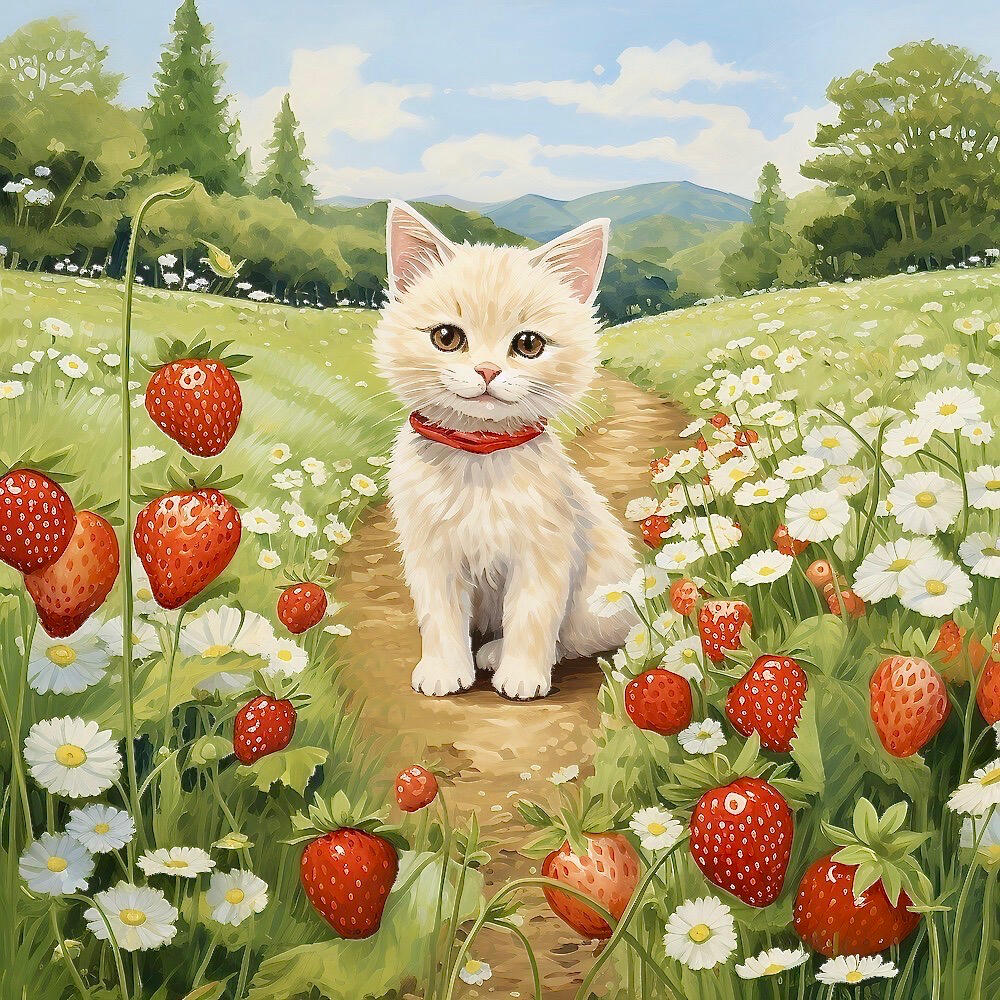 Strawberry Fields Forever Cat