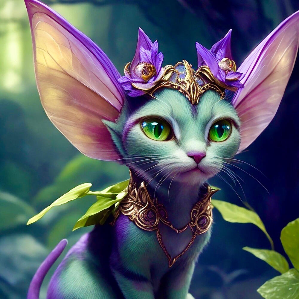 Eerie Fairy Cat