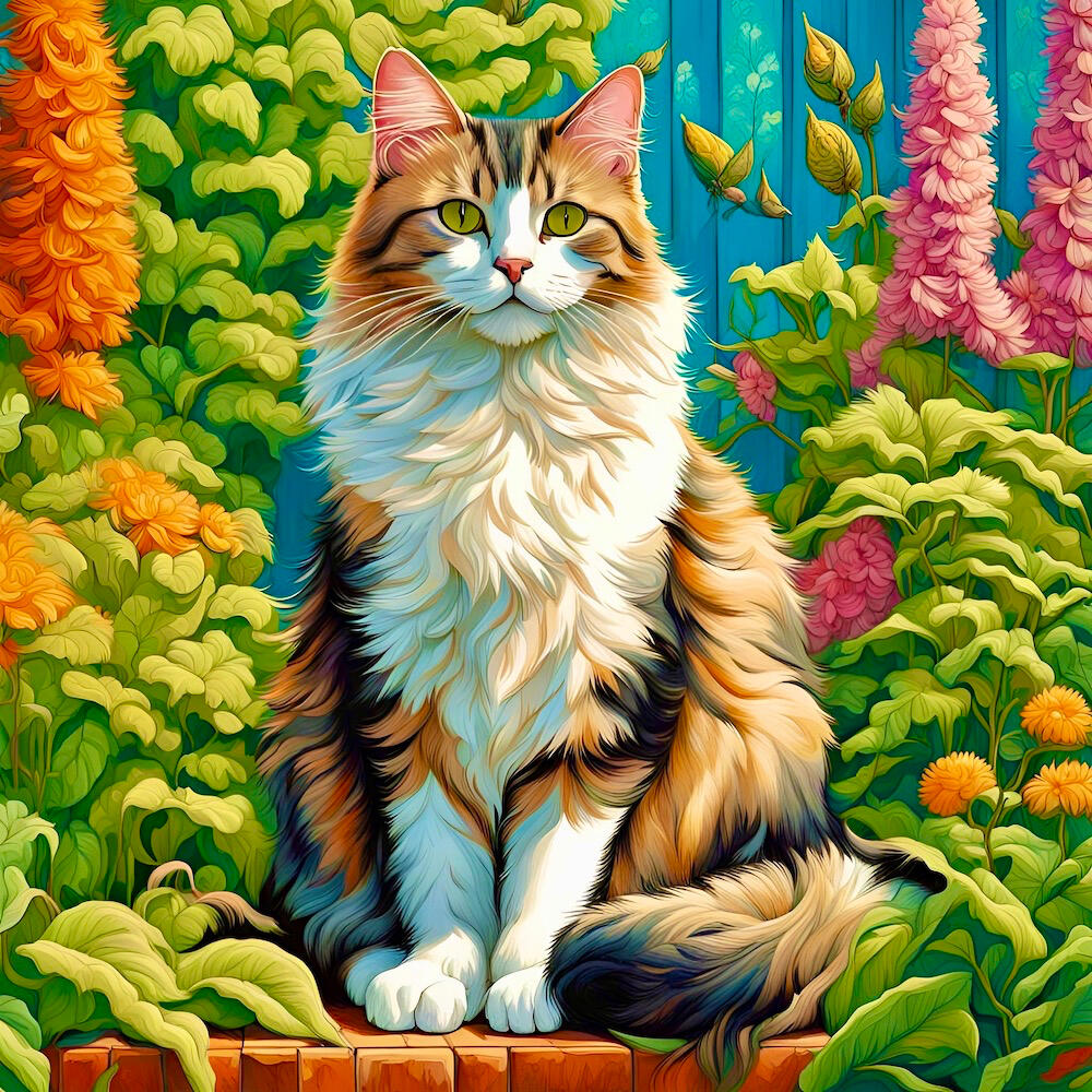 Secret Garden Cat