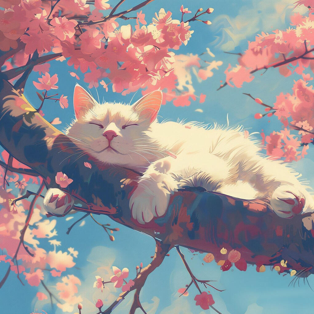 Happy-Go-Lucky Cat